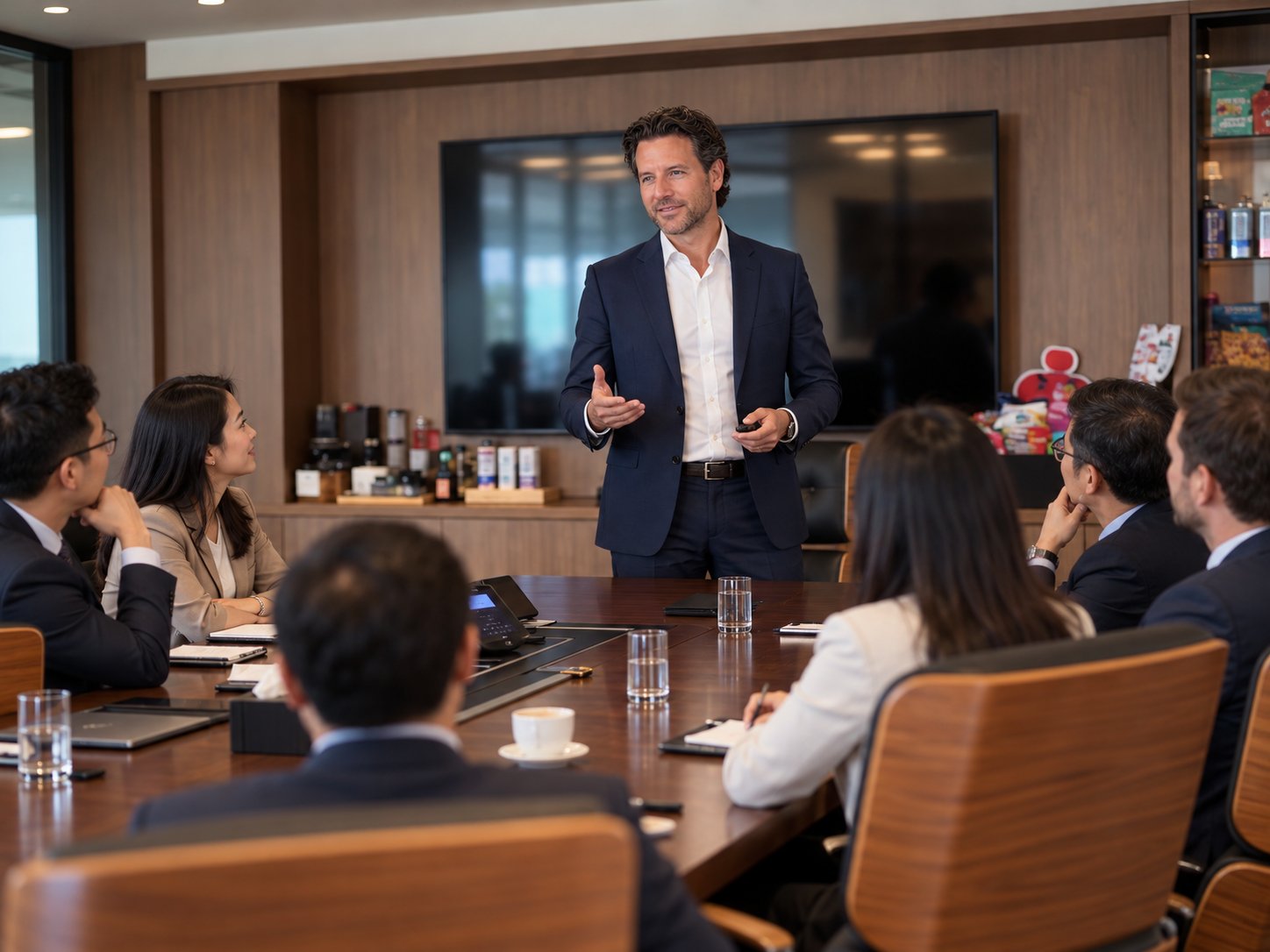 Presenting to a board in Hong Kong